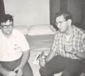 Lon Atkins and Arnie Katz at Midwestcon 1966. Photo from Zingaro -8 by Mark Irwin.jpg